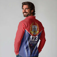 Cuba Long Sleeve Polo Shirt 123 Years Of Independence - Wonder Print Shop