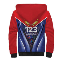 Cuba Sherpa Hoodie 123 Years Of Independence - Wonder Print Shop
