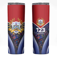 Cuba Skinny Tumbler 123 Years Of Independence - Wonder Print Shop