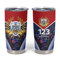 Cuba Tumbler Cup 123 Years Of Independence - Wonder Print Shop