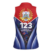 Cuba Women Sleeveless Polo Shirt 123 Years Of Independence - Wonder Print Shop