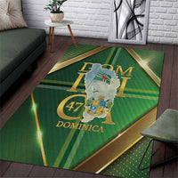 Dominica Independence Day Area Rug 47 Years Of Freedom - Wonder Print Shop