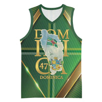 Dominica Independence Day Basketball Jersey 47 Years Of Freedom - Wonder Print Shop