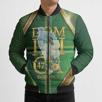 Dominica Independence Day Bomber Puffer Jacket 47 Years Of Freedom - Wonder Print Shop