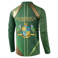 Dominica Independence Day Button Sweatshirt 47 Years Of Freedom - Wonder Print Shop