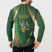 Dominica Independence Day Button Sweatshirt 47 Years Of Freedom - Wonder Print Shop