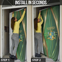 Dominica Independence Day Door Cover 47 Years Of Freedom - Wonder Print Shop
