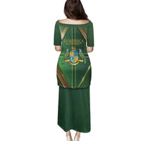 Dominica Independence Day Family Matching Puletasi and Hawaiian Shirt 47 Years Of Freedom - Wonder Print Shop