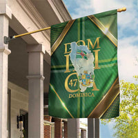 Dominica Independence Day Garden Flag 47 Years Of Freedom - Wonder Print Shop