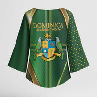 Dominica Independence Day Kimono Sleeve Blouse 47 Years Of Freedom - Wonder Print Shop