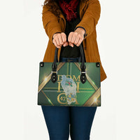 Dominica Independence Day Leather Bag 47 Years Of Freedom - Wonder Print Shop