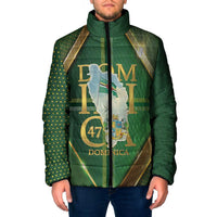 Dominica Independence Day Padded Jacket 47 Years Of Freedom - Wonder Print Shop