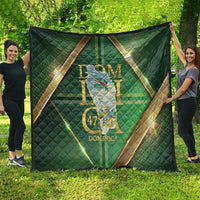 Dominica Independence Day Quilt 47 Years Of Freedom - Wonder Print Shop