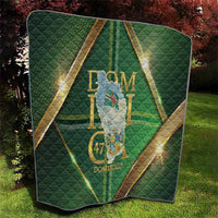 Dominica Independence Day Quilt 47 Years Of Freedom - Wonder Print Shop