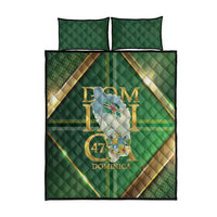 Dominica Independence Day Quilt Bed Set 47 Years Of Freedom - Wonder Print Shop