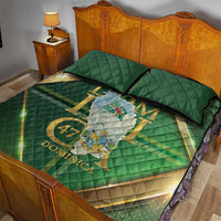 Dominica Independence Day Quilt Bed Set 47 Years Of Freedom - Wonder Print Shop