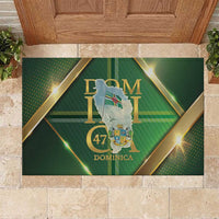 Dominica Independence Day Rubber Doormat 47 Years Of Freedom - Wonder Print Shop