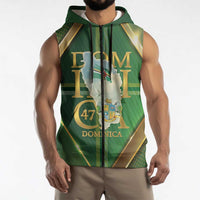 Dominica Independence Day Sleeveless Zip Hoodie 47 Years Of Freedom - Wonder Print Shop