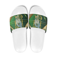 Dominica Independence Day Slide Sandals 47 Years Of Freedom - Wonder Print Shop