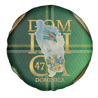 Dominica Independence Day Spare Tire Cover 47 Years Of Freedom - Wonder Print Shop