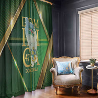 Dominica Independence Day Window Curtain 47 Years Of Freedom - Wonder Print Shop