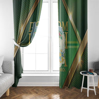 Dominica Independence Day Window Curtain 47 Years Of Freedom - Wonder Print Shop