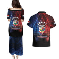 Panama Independence Day Couples Matching Puletasi and Hawaiian Shirt Special Style - Wonder Print Shop
