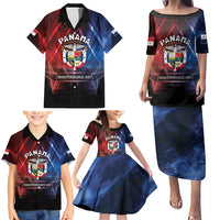 Panama Independence Day Family Matching Puletasi and Hawaiian Shirt Special Style - Wonder Print Shop