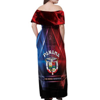 Panama Independence Day Off Shoulder Maxi Dress Special Style - Wonder Print Shop