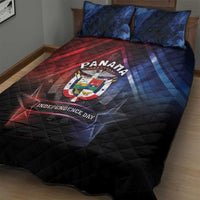 Panama Independence Day Quilt Bed Set Special Style - Wonder Print Shop