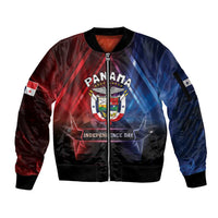 Panama Independence Day Sleeve Zip Bomber Jacket Special Style - Wonder Print Shop