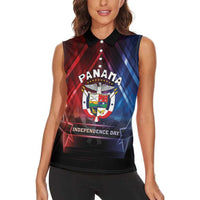 Panama Independence Day Women Sleeveless Polo Shirt Special Style - Wonder Print Shop