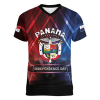 Panama Independence Day Women V-Neck T-Shirt Special Style - Wonder Print Shop