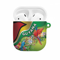 Guyana Republic Day AirPods Case Happy Mashramani Flag Style