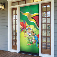 Guyana Republic Day Door Cover Happy Mashramani Flag Style