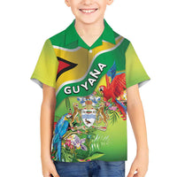 Guyana Republic Day Hawaiian Shirt Happy Mashramani Flag Style