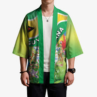 Guyana Republic Day Kimono Happy Mashramani Flag Style