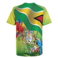 Guyana Republic Day Rugby Jersey Happy Mashramani Flag Style