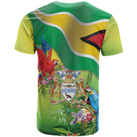 Guyana Republic Day T Shirt Happy Mashramani Flag Style