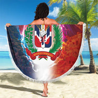 Dominican Republic Beach Blanket Happy Independence Day