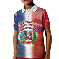 Dominican Republic Kid Polo Shirt Happy Independence Day