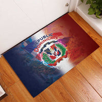Dominican Republic Rubber Doormat Happy Independence Day