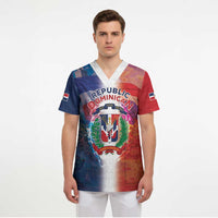 Dominican Republic Scrub Top Happy Independence Day