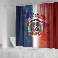 Dominican Republic Shower Curtain Happy Independence Day