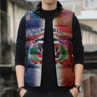 Dominican Republic Sleeveless Puffer Jacket Happy Independence Day