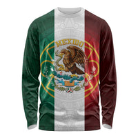 Mexico Aztec Long Sleeve Shirt Flag Style