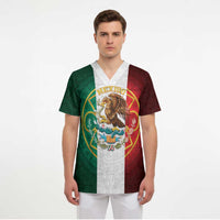 Mexico Aztec Scrub Top Flag Style