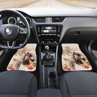 Personalized Kentucky 151st Anniversary Horse Racing Car Mats Mint Julep Beige Version LT05