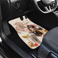 Personalized Kentucky 151st Anniversary Horse Racing Car Mats Mint Julep Beige Version LT05