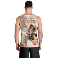 Personalized Kentucky 151st Anniversary Horse Racing Men Tank Top Mint Julep Beige Version LT05
